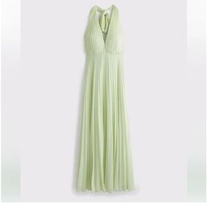 Abercrombie Green Halter Maxi Dress